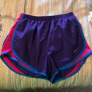 Purple Nike Running Shorts